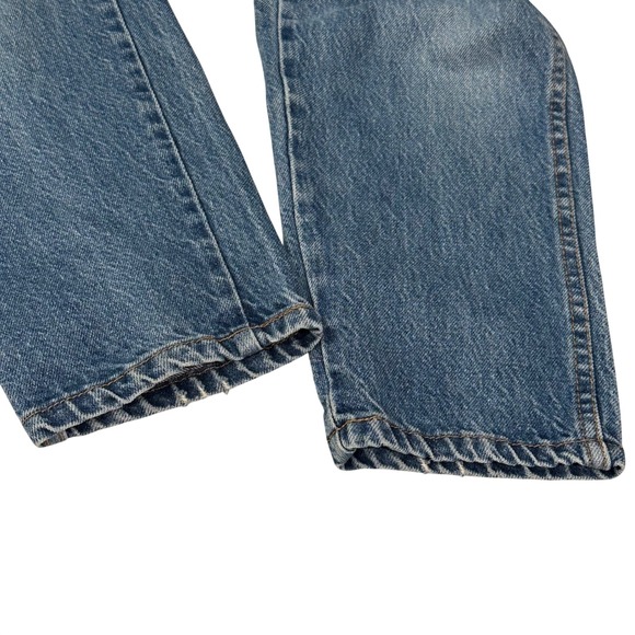 Vintage Faded Glory High Waisted Mom Jeans Medium Wash Tapered Leg Size 10 - Picture 7 of 8